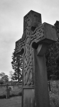 Celtic cross at St. Gregory's Minster