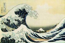 'The Wave' by Hokusai